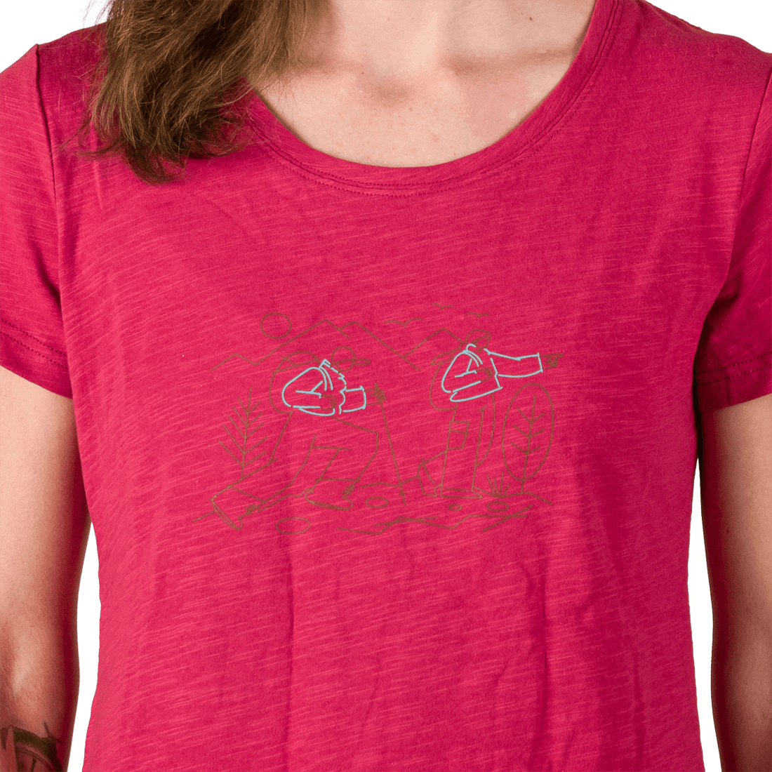 TR-6052OR women's outdoor organic slub cotton T-shirt  HELENA