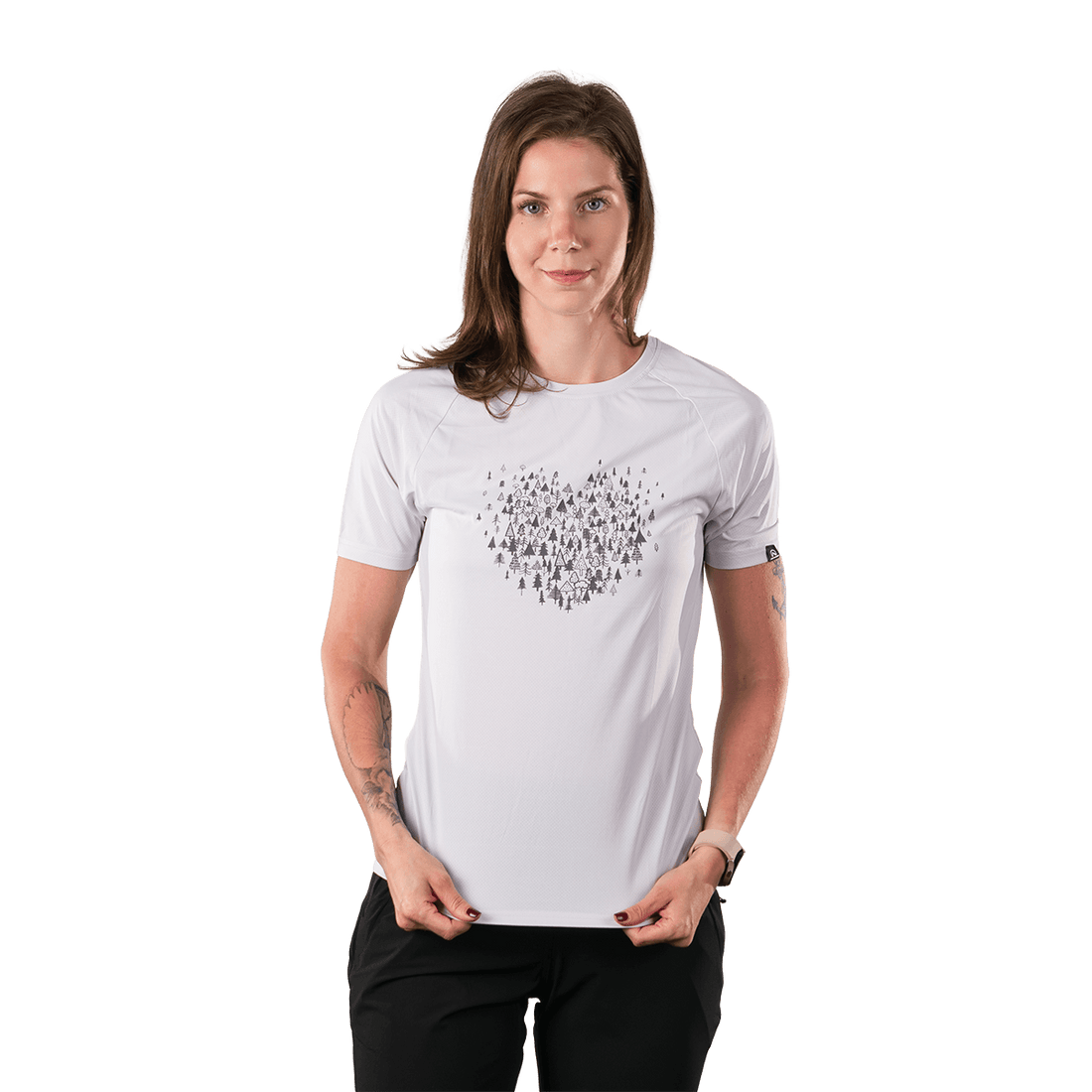 TR-6055OR women's outdoor technical T-shirt INES