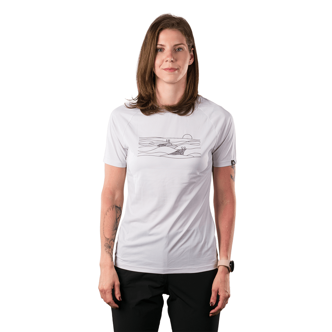 TR-6056OR women's outdoor technical T-shirt ISADORA