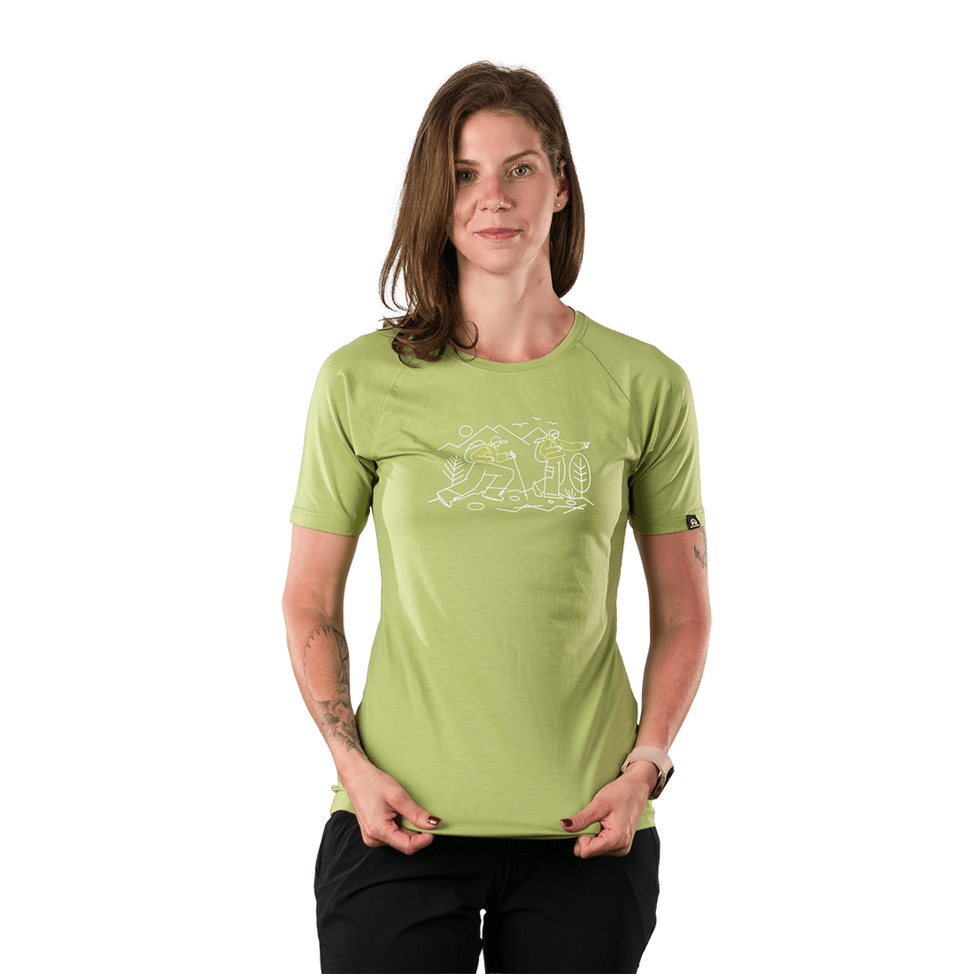 TR-6057OR women's outdoor bamboo T-shirt IVANA