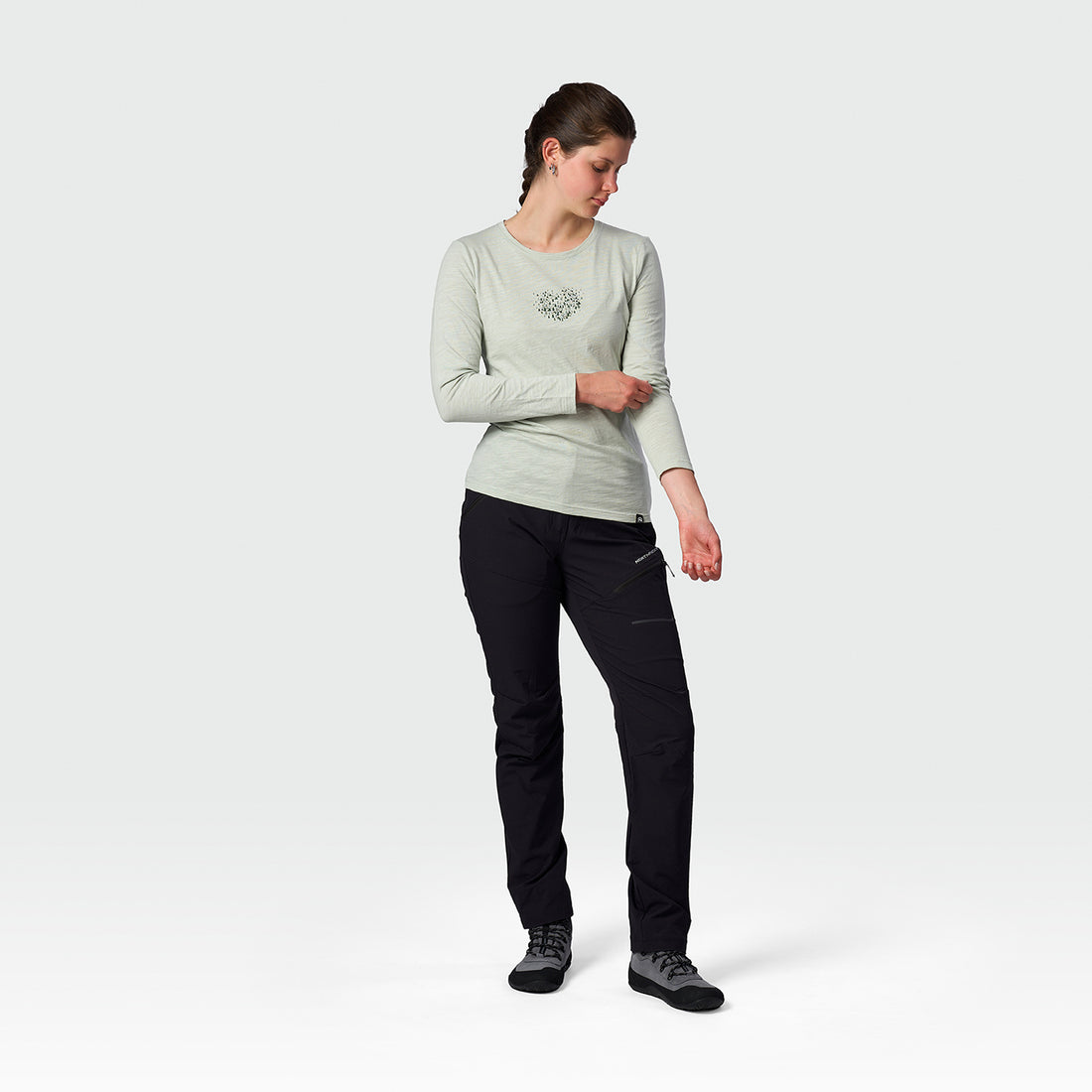 TR-6074OR women's organic slub cotton t-shirt NUUTTI