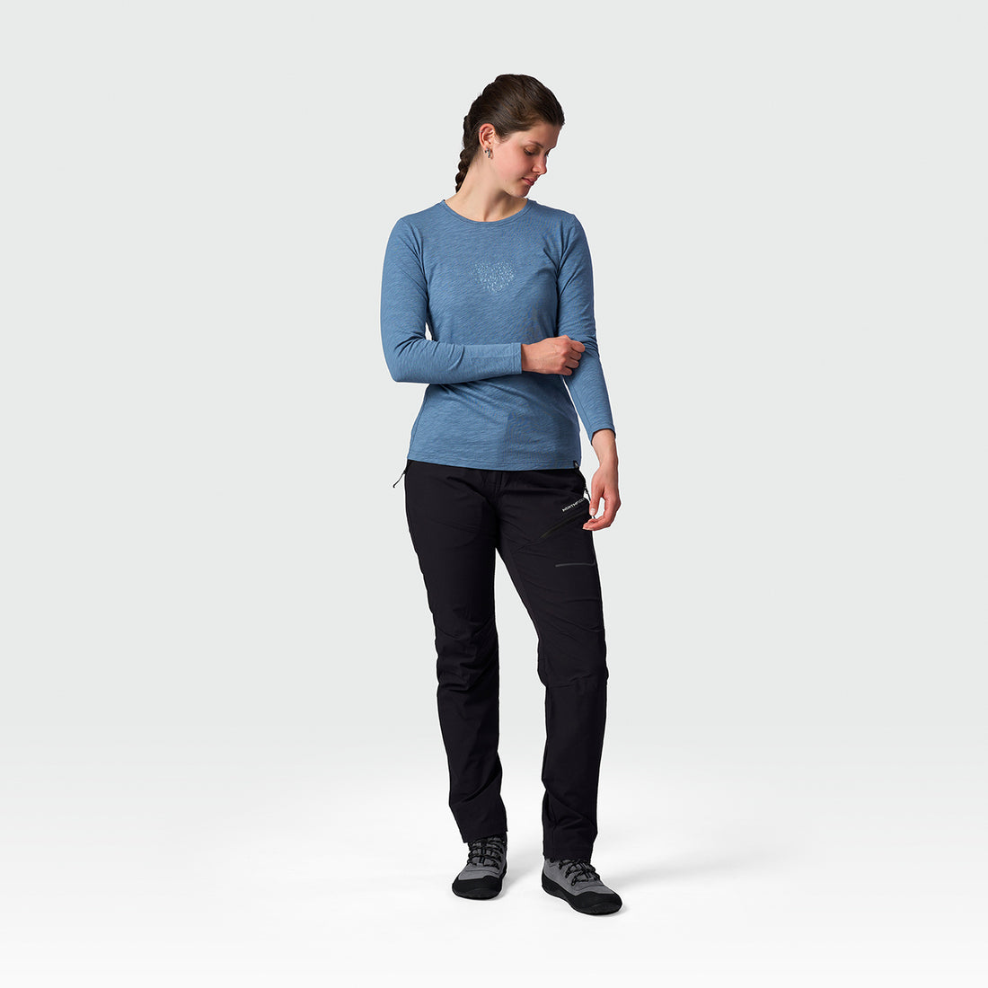 TR-6074OR women's organic slub cotton t-shirt NUUTTI