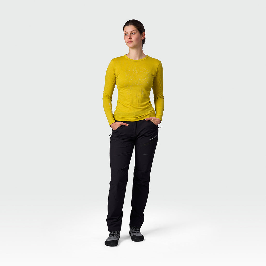 TR-6075OR women's merino T-shirt long sleeve SOLANA