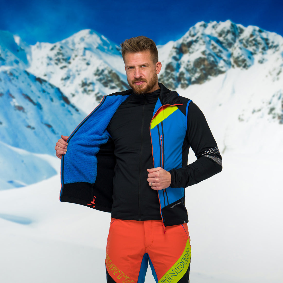 VE-32801SKP men's vest ski-touring thermal  polartec® alpha direct 2,5l VHAN