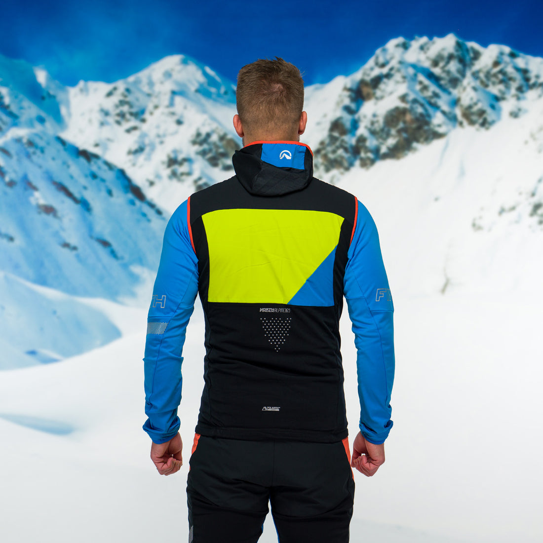 VE-32801SKP men's vest ski-touring thermal  polartec® alpha direct 2,5l VHAN