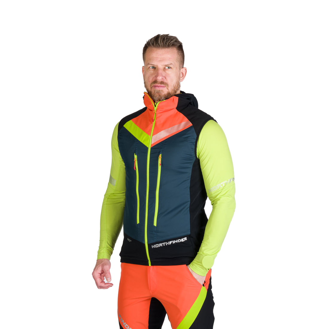 VE-32803SKP men's ski-touring vest allseasons padded Polartec® Alpha Direct 2L VHAN 3