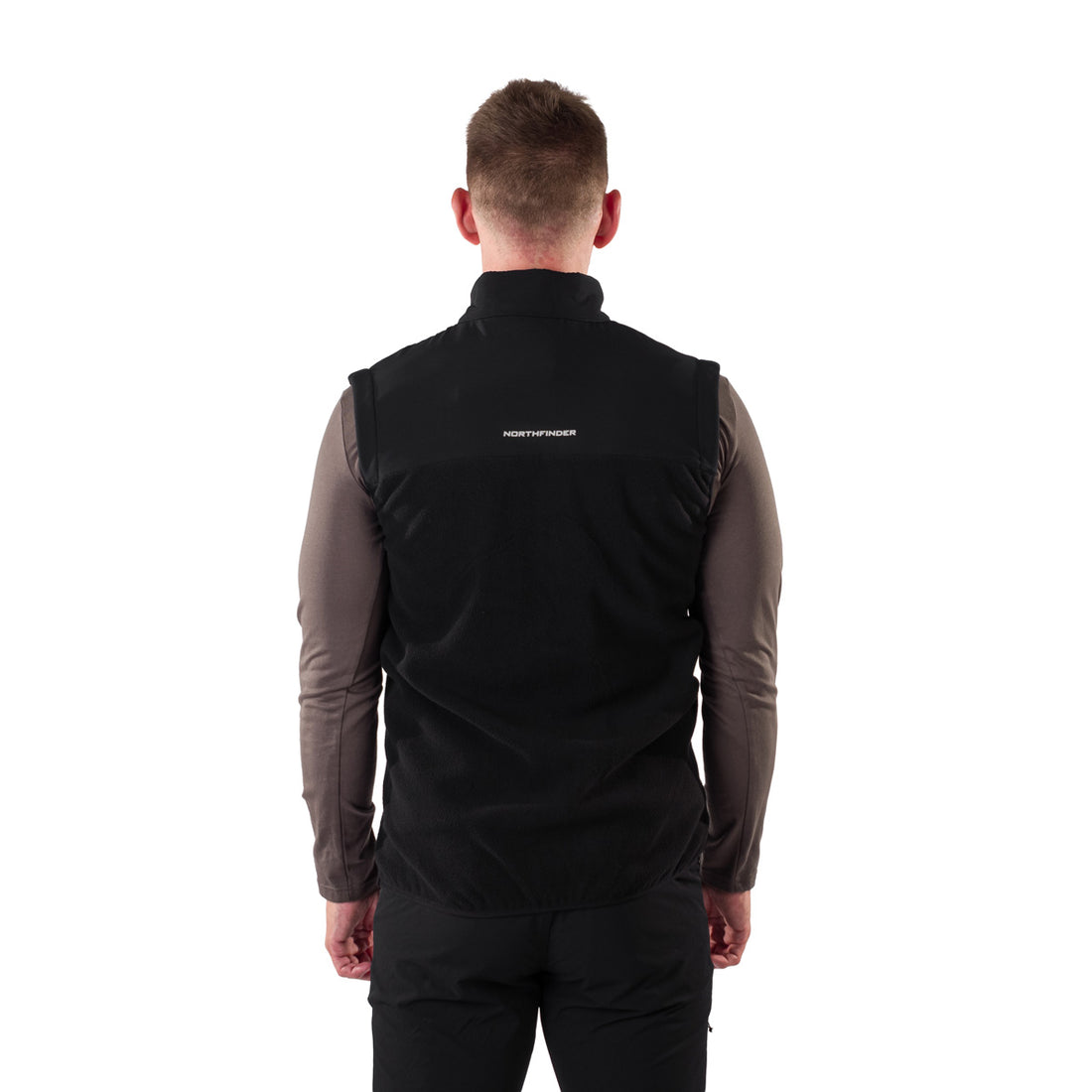VE-3450OR men's fleece vest LUCIUS