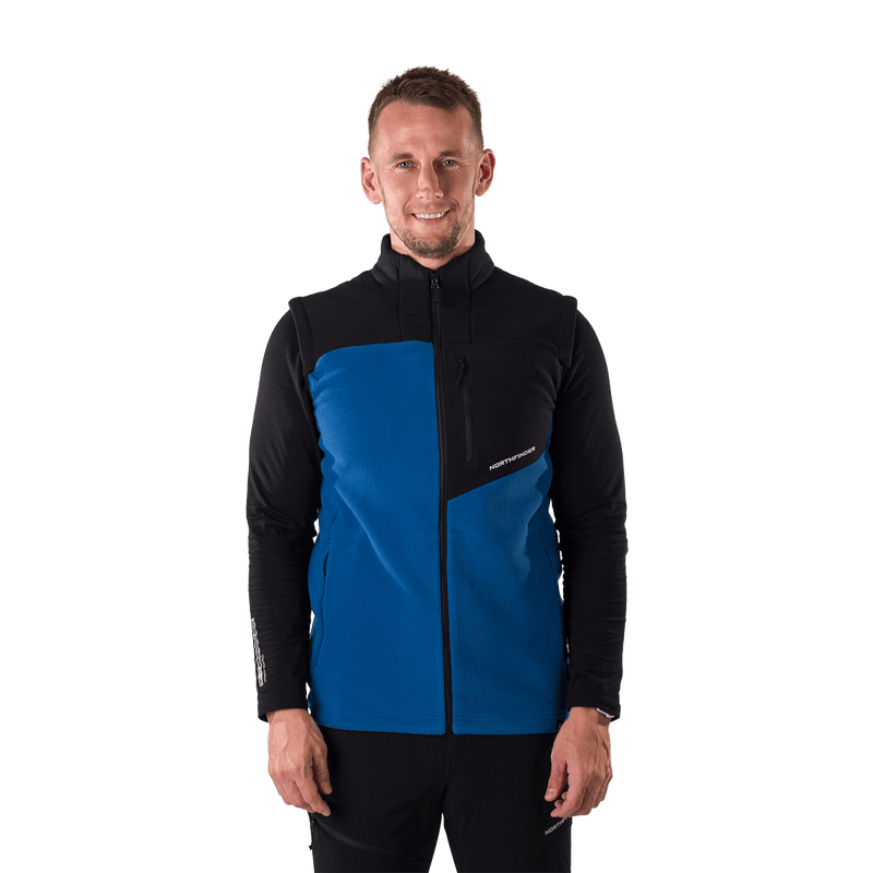 VE-3450OR men's fleece vest LUCIUS