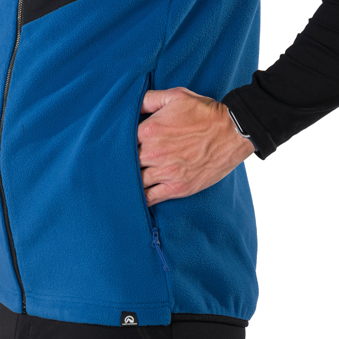 VE-3450OR men's fleece vest LUCIUS