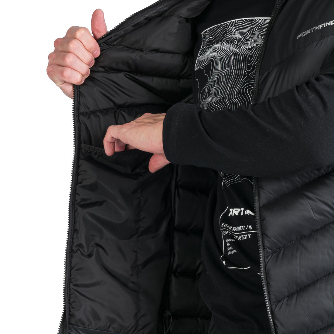 VE-3477OR men's outdoor insulated vest FILIPPO