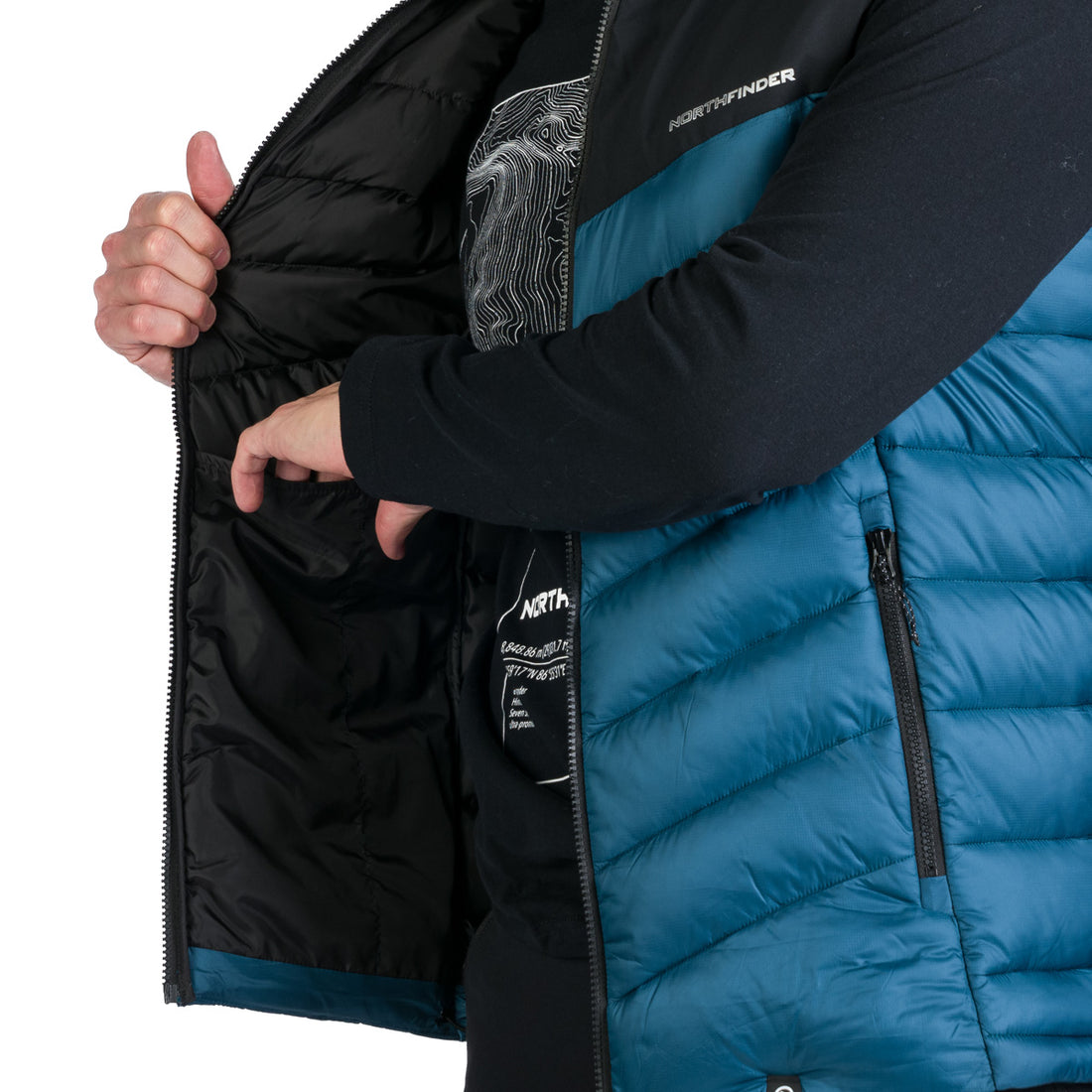 VE-3477OR men's outdoor insulated vest FILIPPO