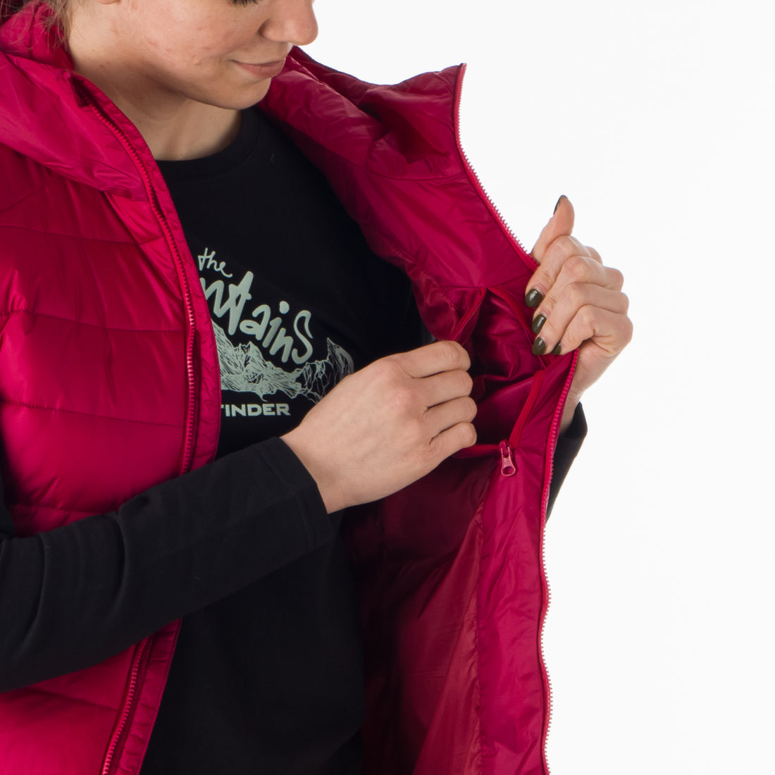 VE-4425OR women's outdoor like down vest insulated BETTIE
