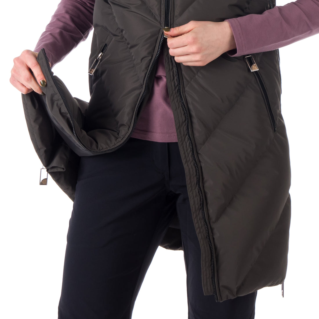 VE-4432SP women's casual trendy like down vest ISIS
