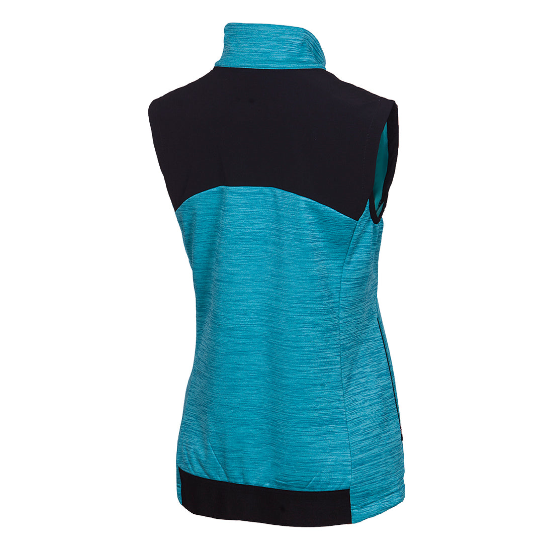 VE-4440OR women's trekking athletic fit melange fleece vest ETHEL