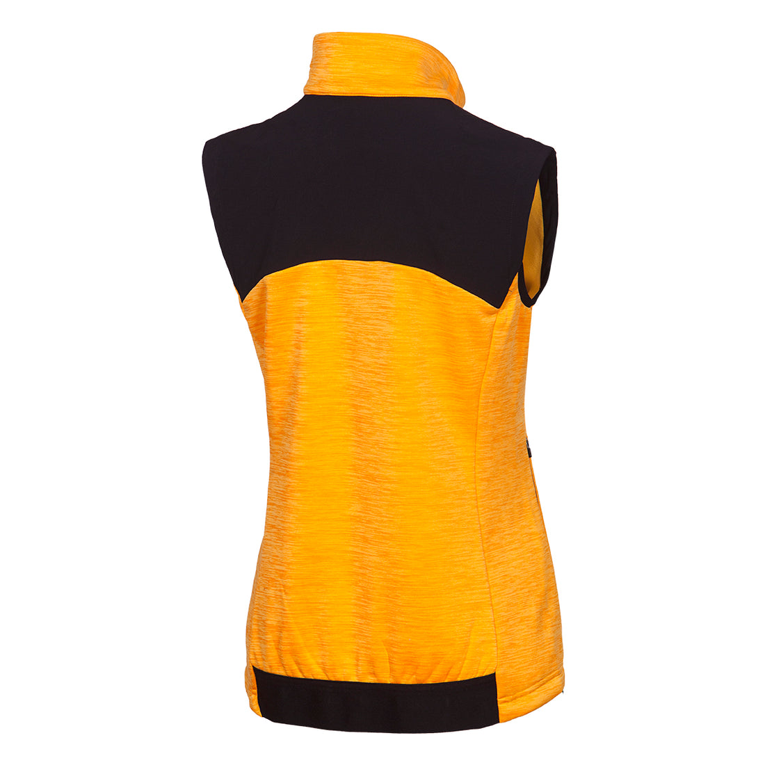 VE-4440OR women's trekking athletic fit melange fleece vest ETHEL