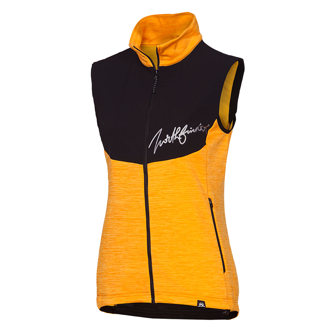 VE-4440OR women's trekking athletic fit melange fleece vest ETHEL