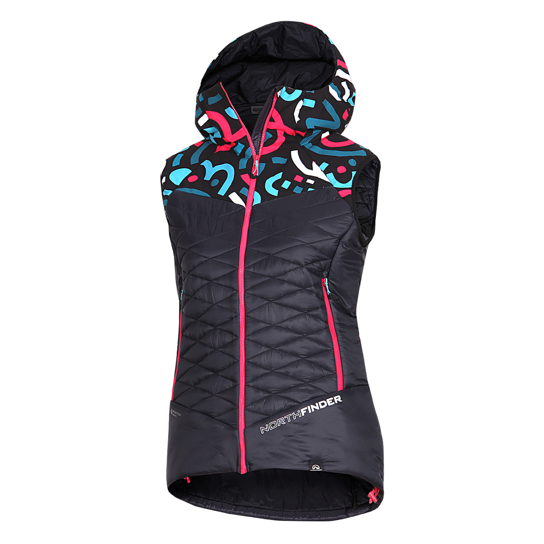 VE-44451SKP women's ski-touring vest padded Primaloft® Gold JAVOROVA