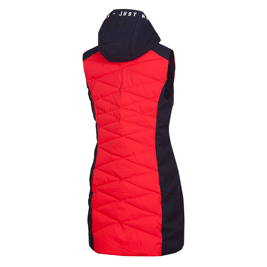 VE-4460SNW women's ski trendy quilted long vest BETTY