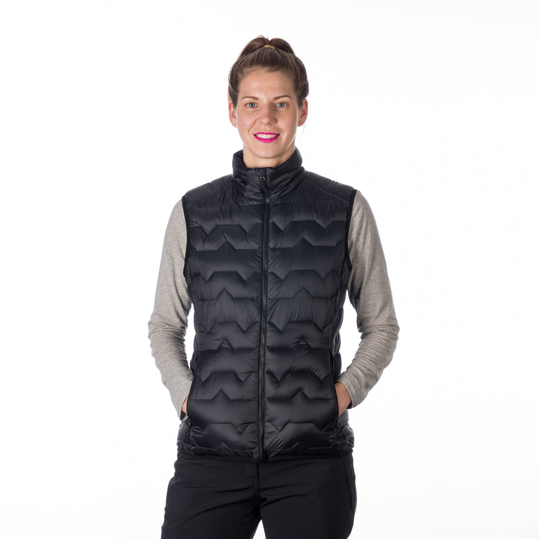 VE-4461OR women's outdoor like down vest insulated FERN