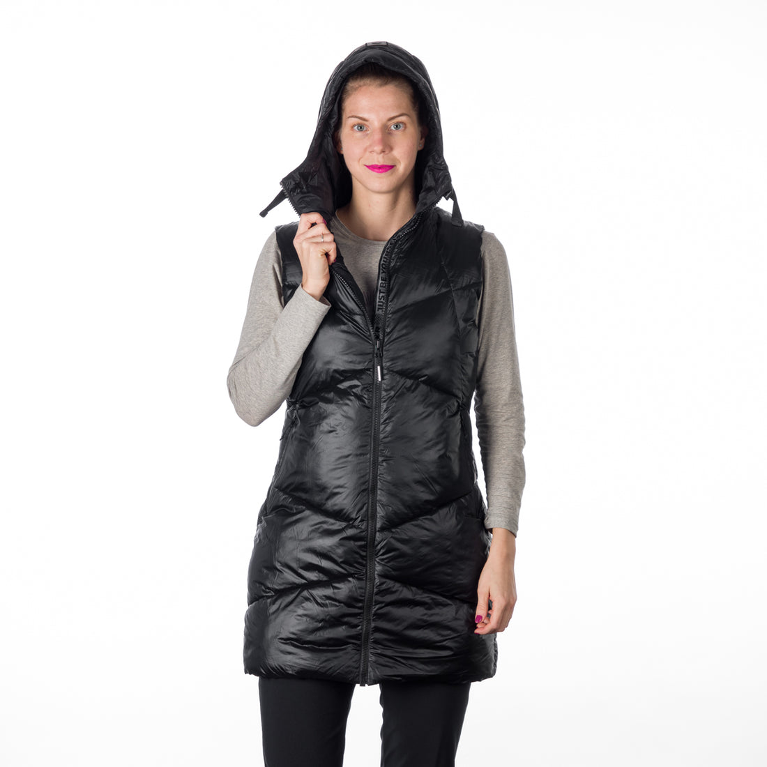 VE-4464SP women's casual trendy like down vest ROSEMARY