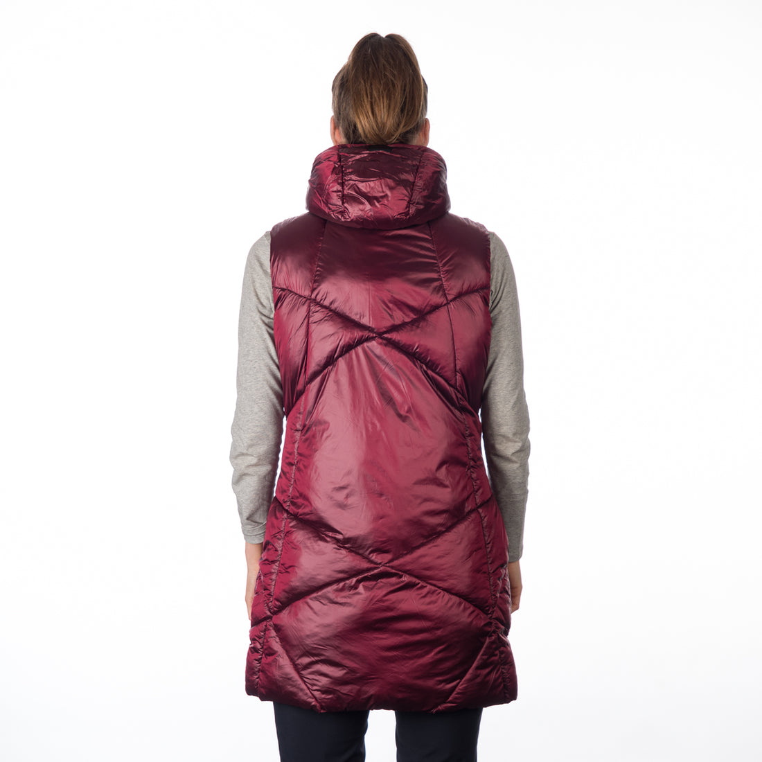 VE-4464SP women's casual trendy like down vest ROSEMARY
