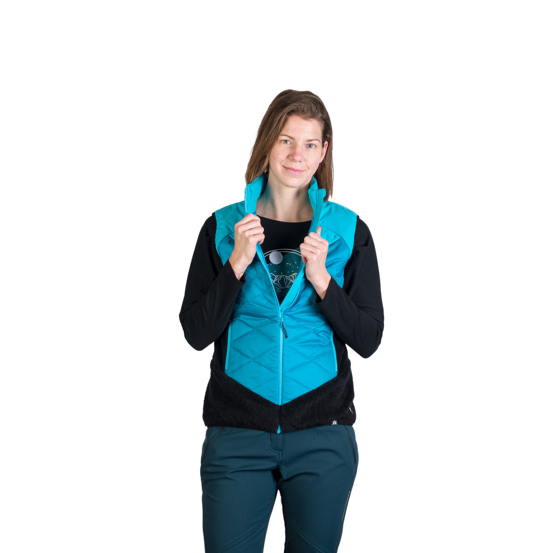 VE-4475OR women's combined outdoor insulated vest MARIANNE