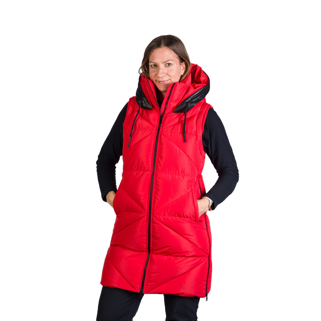 VE-4482SP women's casual trendy like down vest JERRI