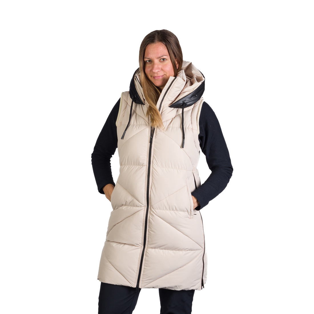 VE-4482SP women's casual trendy like down vest JERRI