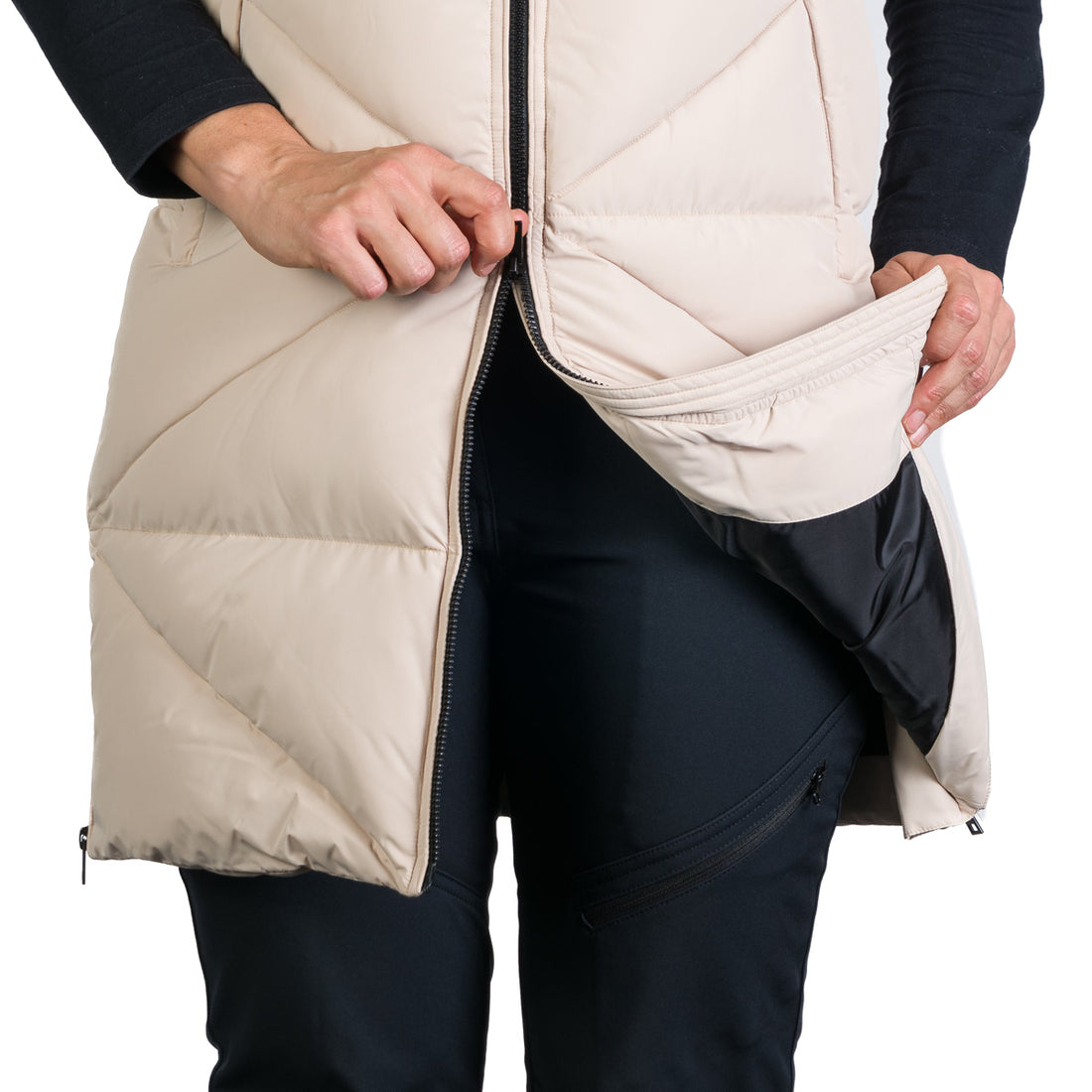 VE-4482SP women's casual trendy like down vest JERRI