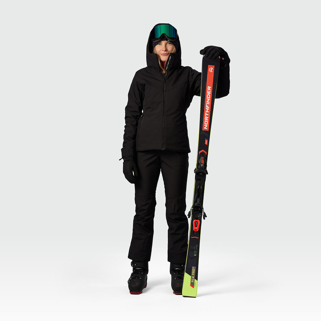 women's ski technical softshell jacket