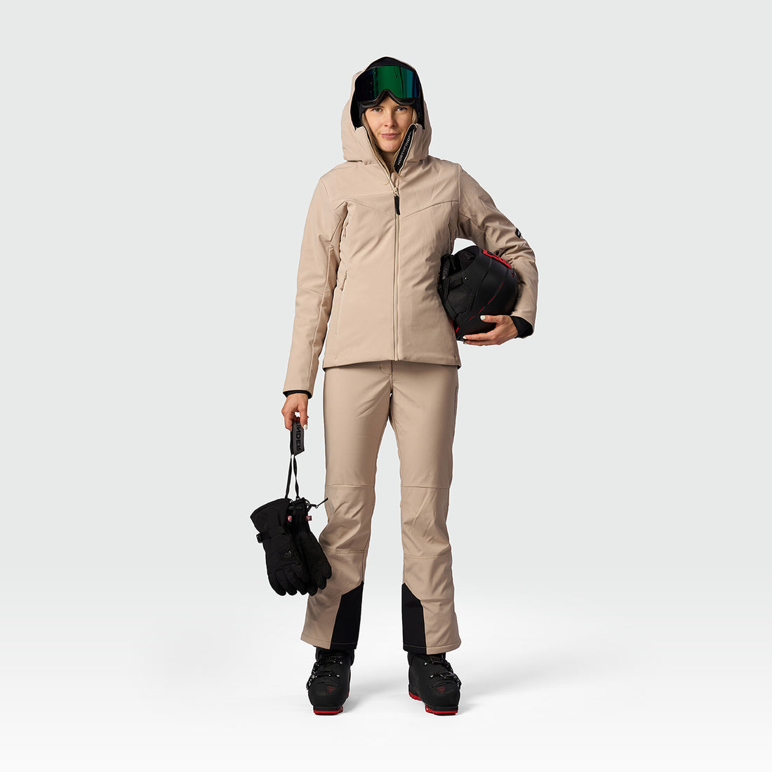 women's ski technical softshell jacket