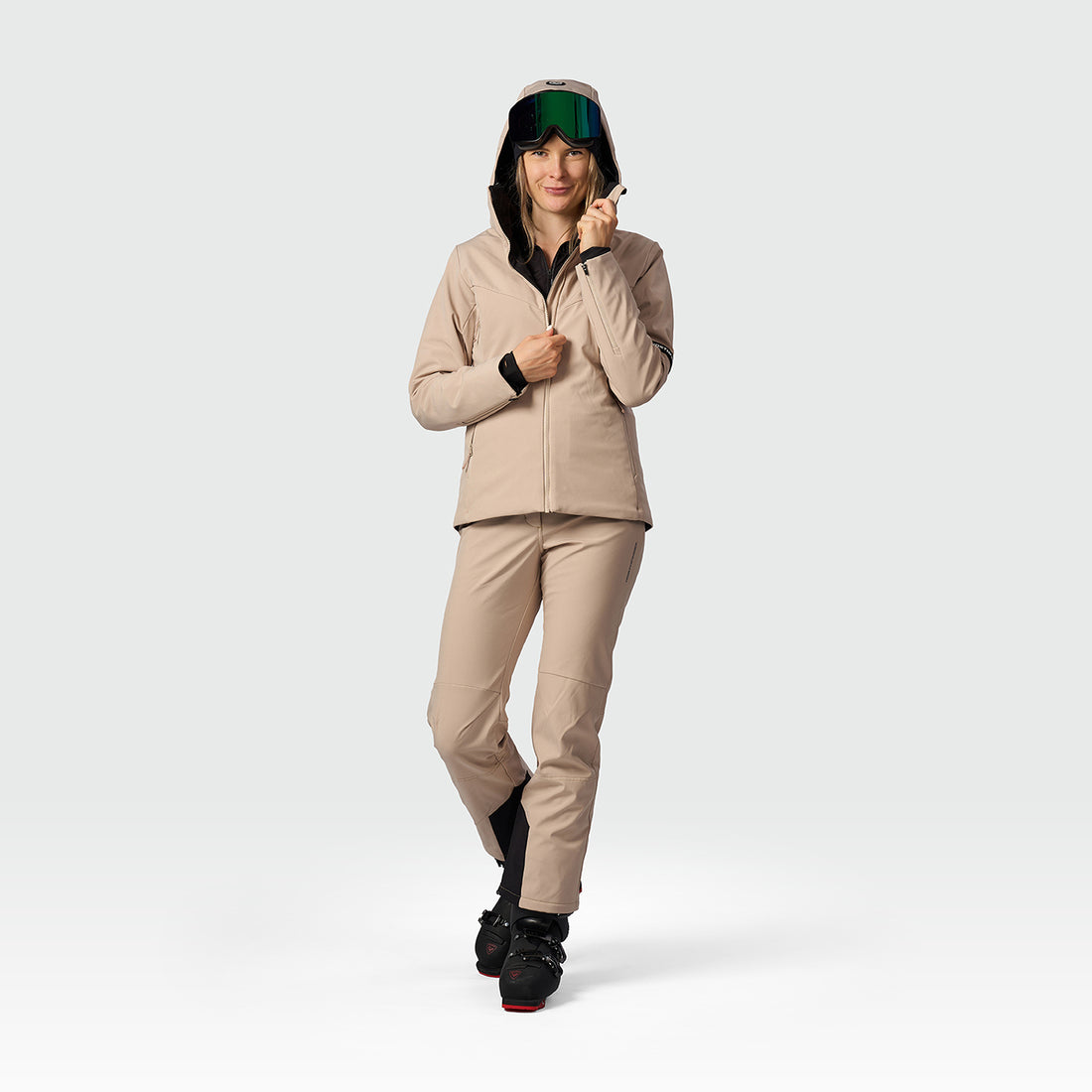 women's ski technical softshell jacket