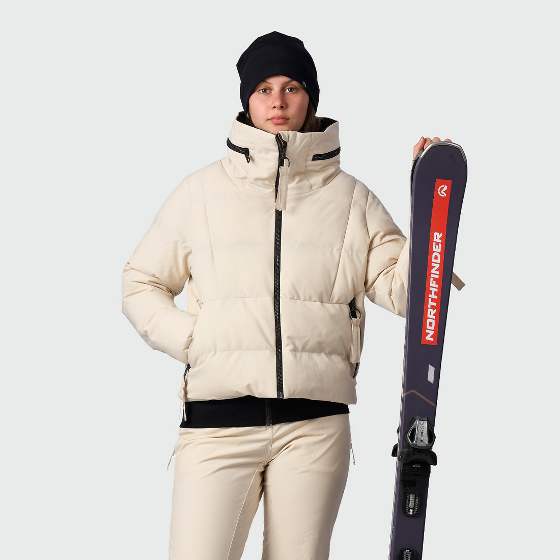 women's ski trendy jacket insulated