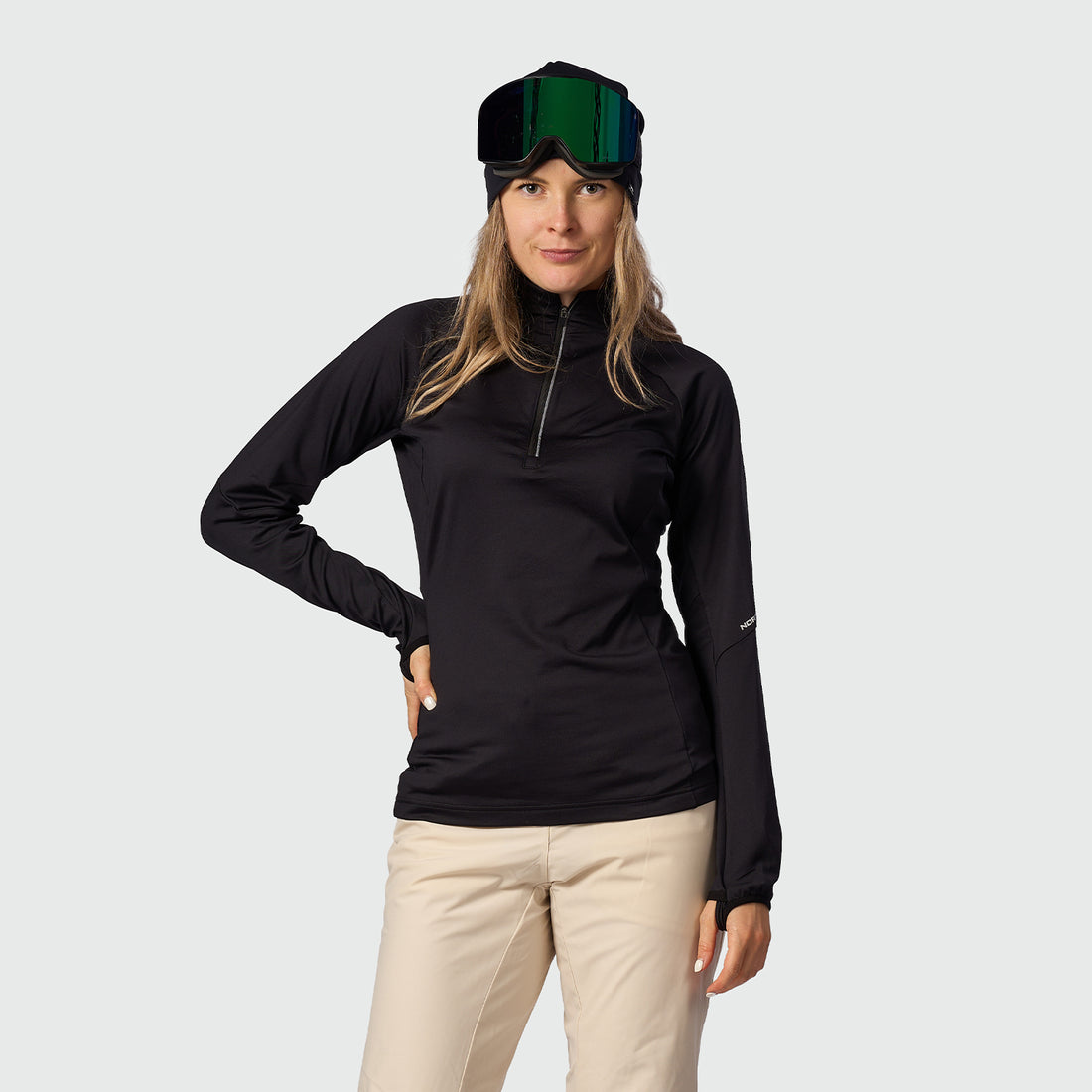 Women's technical ski active sweater JASLYN