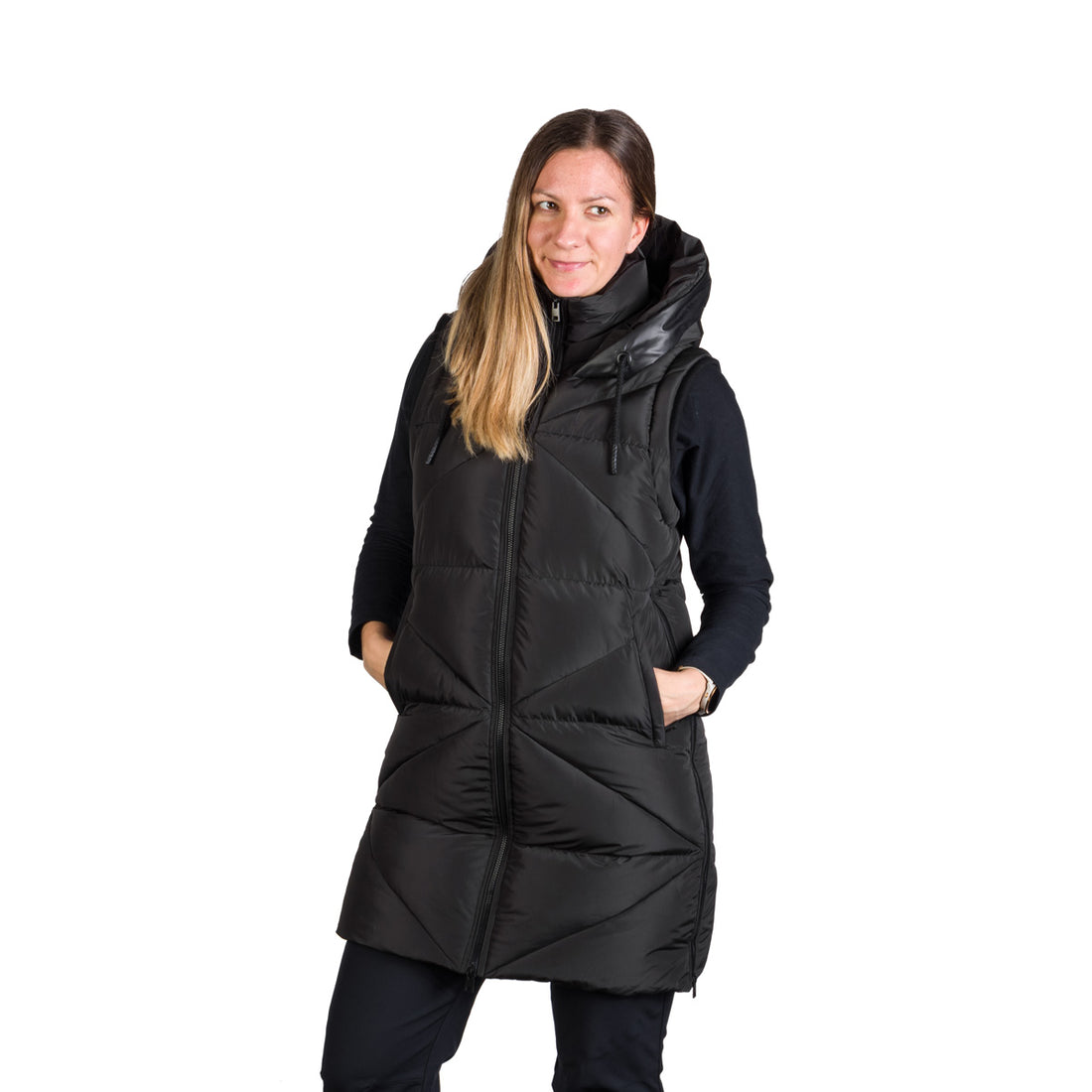 Women's warm quilted vest JERRI