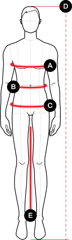 How to Measure Body - Men